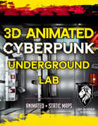 Animated Cyberpunk Underground Lab