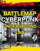 Cyberpunk Underground Lab Static Map