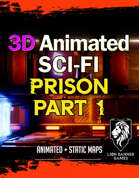 3D Animated Sci-Fi Prison - Part 1 : Cellblock Battlemap