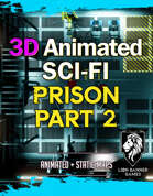 3D Animated Sci-Fi Prison - Part 2: Social Area Battlemap