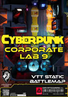 Cyberpunk Corporate Lab 9 Static Battlemap