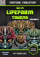Sci-Fi Lifeform Tokens Volume 5