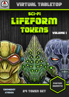 Sci-Fi Lifeform Tokens Volume 1