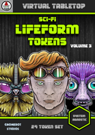 Sci-Fi Lifeform Tokens Volume 3