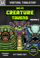 Sci-Fi Creature Tokens Volume 2