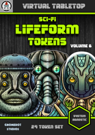 Sci-Fi Lifeform Tokens Volume 6