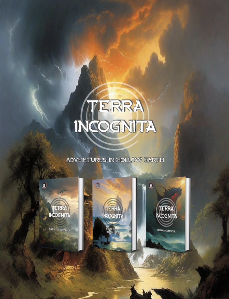 Terra Incognita - Retro Scifi Fantasy Hollow Earth Game and Setting for 5E  - MediaStream Press | 5E Campaigns | DriveThruRPG