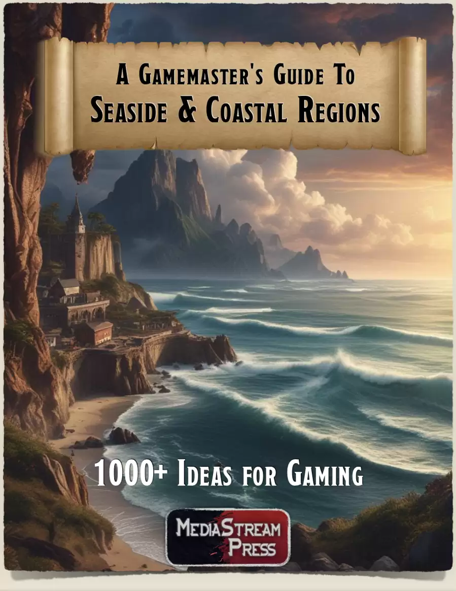 Cover of Gamemaster's Guide to Seasides and Shorelines - over 1000 ideas for gaming in coastal areas
