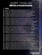 Sci-fi Tables - 100 Planetary Encounters and Away Missions for Space Adventures
