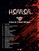 Horror Tables - BUNDLE of 20 d100 tables for horror and survival settings - 2000 gaming ideas