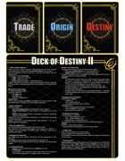 Decks of Destiny II: Character Creation Reimagined for 5E (27 more cards!)