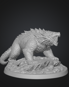 Dragon Codex - Polar Bear Dragon - Hybrid Creature STL