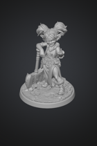Goblin Tween - Brat of the Warrens and Pre-Teen Terror on your Table - STL files
