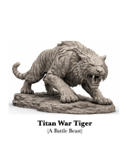 Titan War-Tiger (Stalking Predator) – 3D Printable Miniature STL