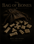 Bag of Bones - augury divination roll the bones for fortune telling RPG accessory - STL SET OF 8 BONES FOR OSTEOMANCY