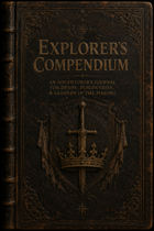 Explorer's Compendium - System and Setting Free Character and Roleplaying Journal Templates for creatures missions plants campaigns and more