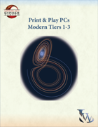 Print & Play PCs: Modern