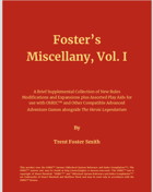 Foster's Miscellany, Volume 1