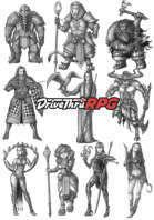 RPG characters: Pack48