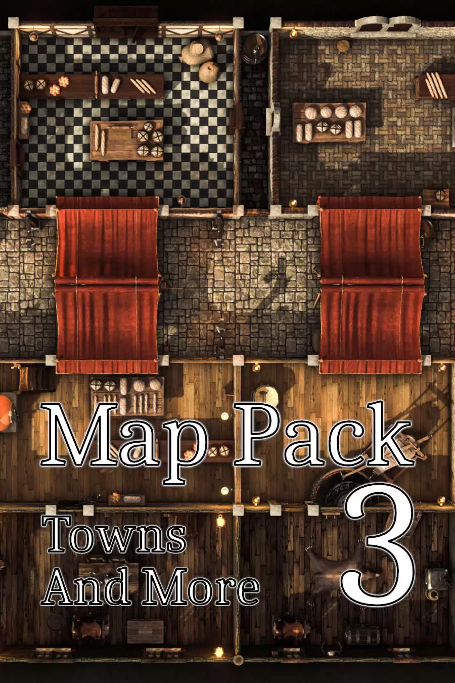Rpg Map Pack Map Pack 3 - Towns... Mostly - Gamer's Rites LLC | DriveThruRPG