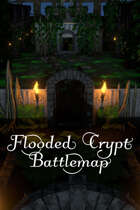 The Flooded Crypt Battlemap - 48 x 24