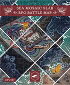 Sea Mosaic Slab - RPG Battlemap