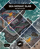 Sea Mosaic Slab - RPG Battlemap