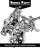 Kobold Party - Monstrosilist Stock Art Pack 21