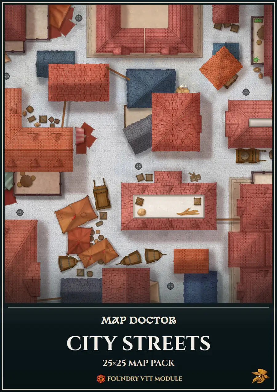 City Streets by Map Doctor - Map Doctor | DriveThruRPG