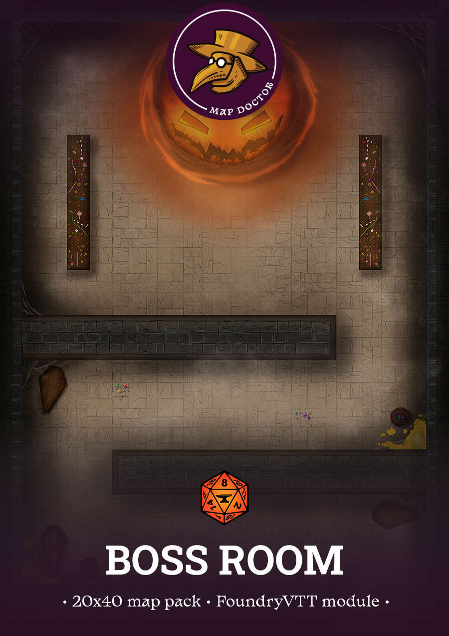 Boss Room by Map Doctor - Map Doctor | DriveThruRPG