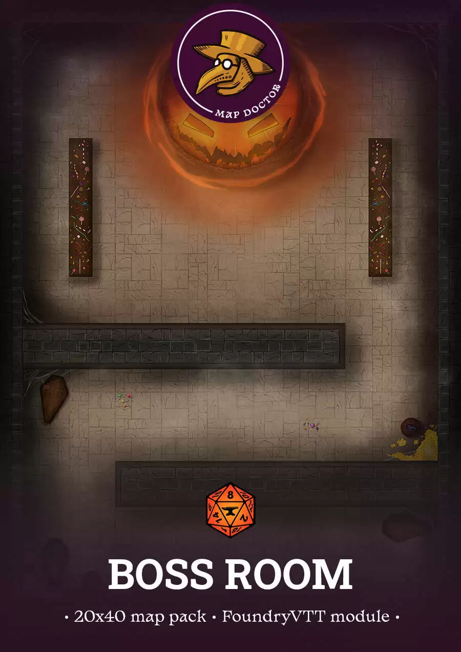 Boss Room by Map Doctor - Map Doctor | DriveThruRPG