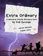 Extra Ordinary Ashcan (August 2023)