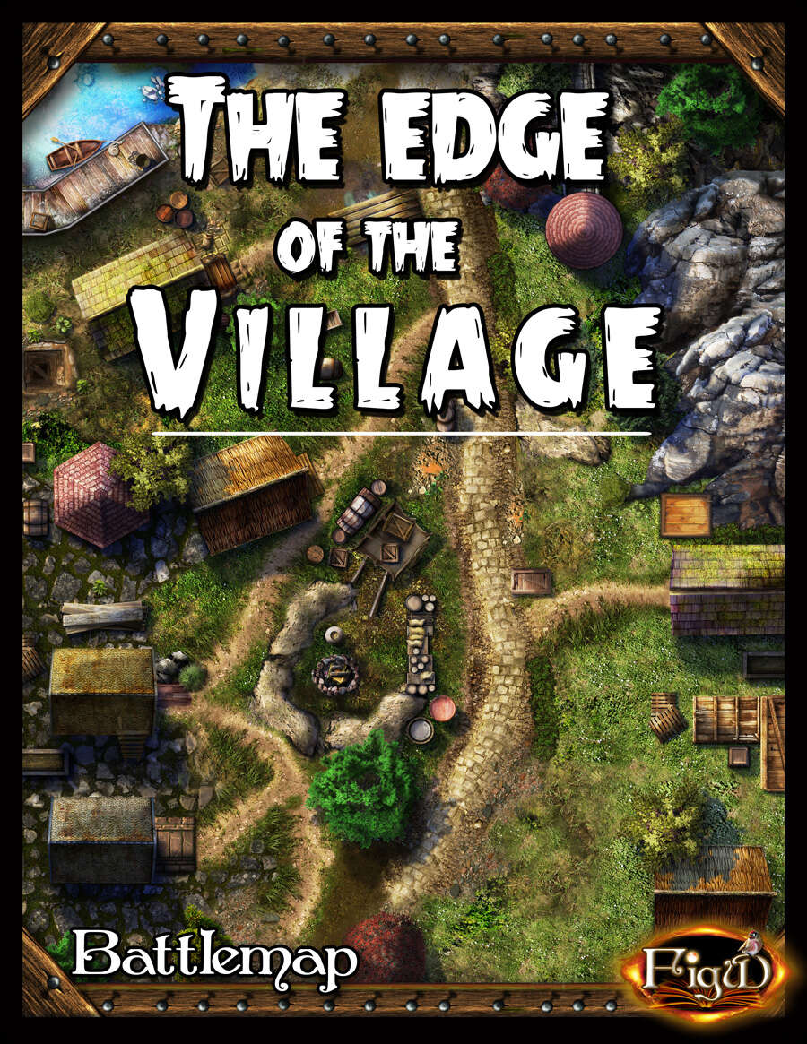 The edge of the Village - Figu Design | Battlemaps | DriveThruRPG