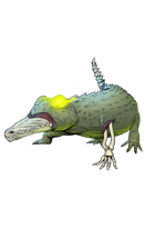 Crocodile Zombie - Stock Art