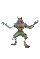 Werewolf Zombie - Stock Art