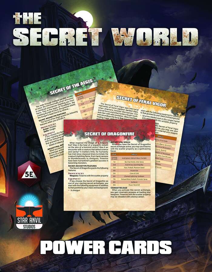 The Secret World-5E-Power Cards - Star Anvil Studios | The Secret World ...