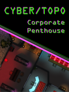Cyberpunk Corporate Penthouse