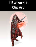 Elf Wizard 1 Clip Art