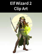 Elf Wizard 2 Clip Art