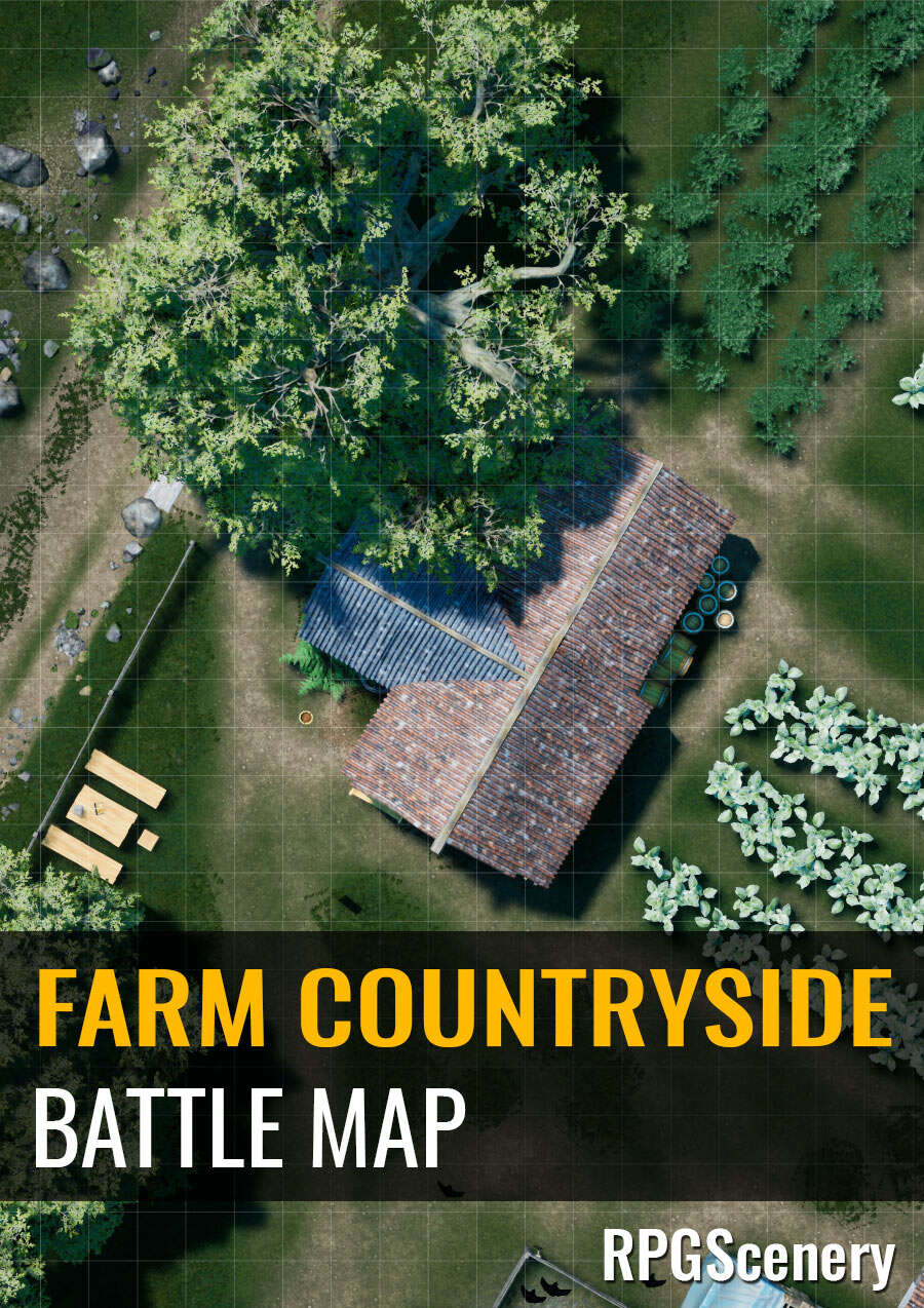 Farm Countryside Battlemaps - RPGScenery | DriveThruRPG