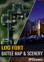 Log Fort Battlemaps & Scenery