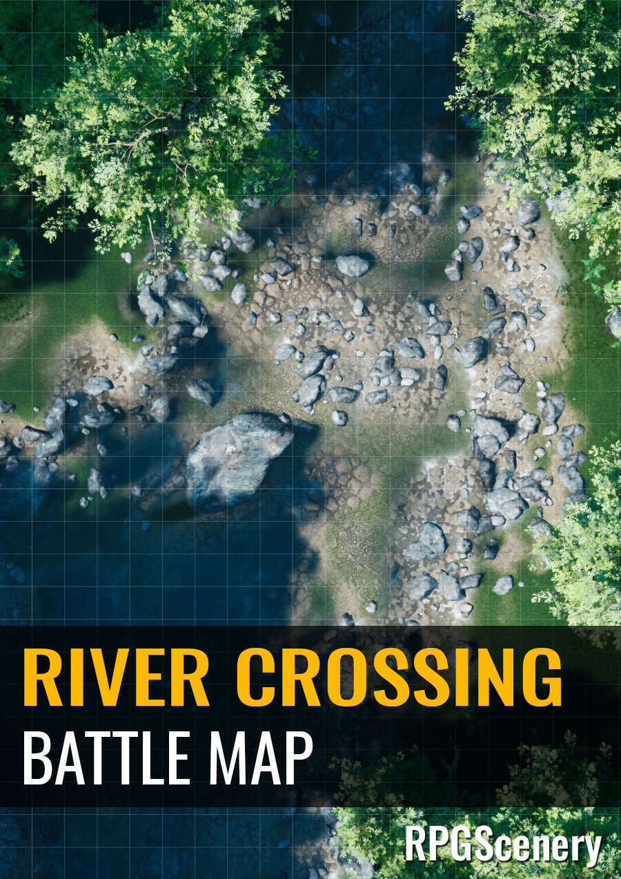 River Crossing Battlemaps - RPGScenery | DriveThruRPG