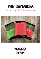 The Outlander Deck of RPG Encounters