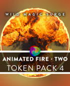 Animated VTT Fire Spells - Token Pack 4