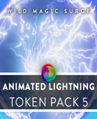 Animated VTT Lightning Spells - Token Pack 5