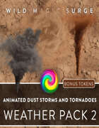 Animated VTT Tornadoes and Dust Storms - Token and Weather Pack 2