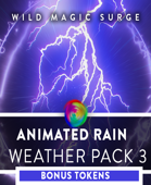 Animated VTT Rain - Weather Pack 3