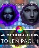 Animated VTT -Character- Token Pack 1