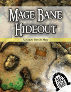 Mage Bane Hideout - 30x20 Battlemap