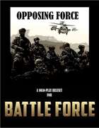 Battle Force - Opposing Force - Solo Play Rules